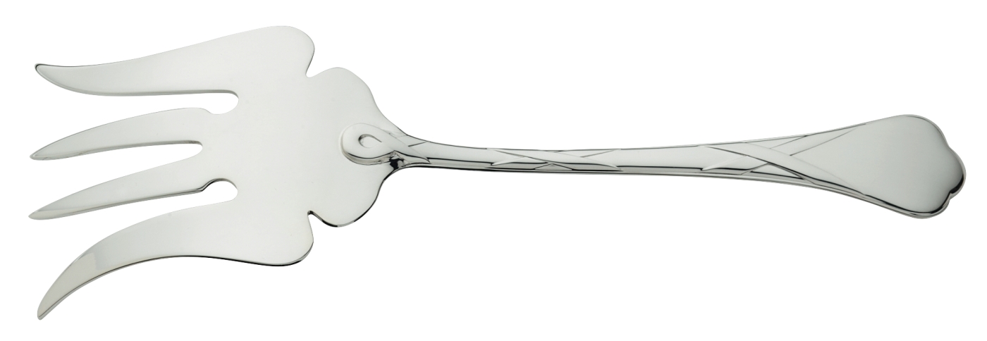 Fish serving fork in sterling silver - Ercuis